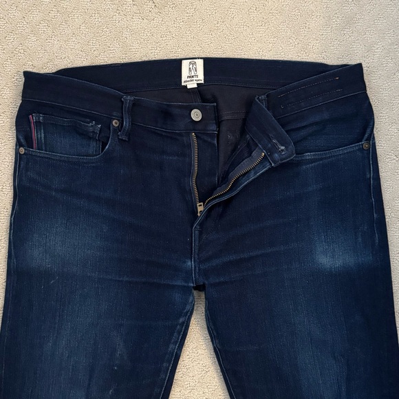 Men's Skinny Jeans - Dark Blue - Picture 2 of 5